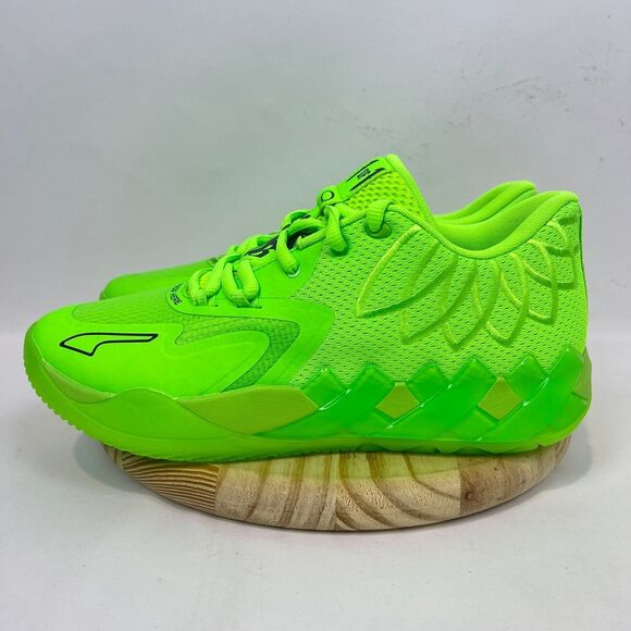NEW Puma LaMelo Ball MB.01 Lo Green Gecko Men 376941-07 Size 10.5 - Picture 3 of 10